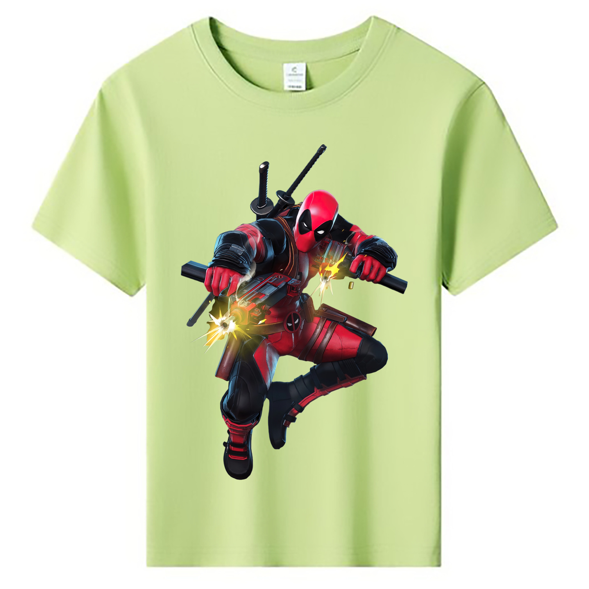 Deadpool デッドプール 綿100％キッズTシャツ（フロントプリント）